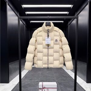 Moncler Ivory Quilted Jacket